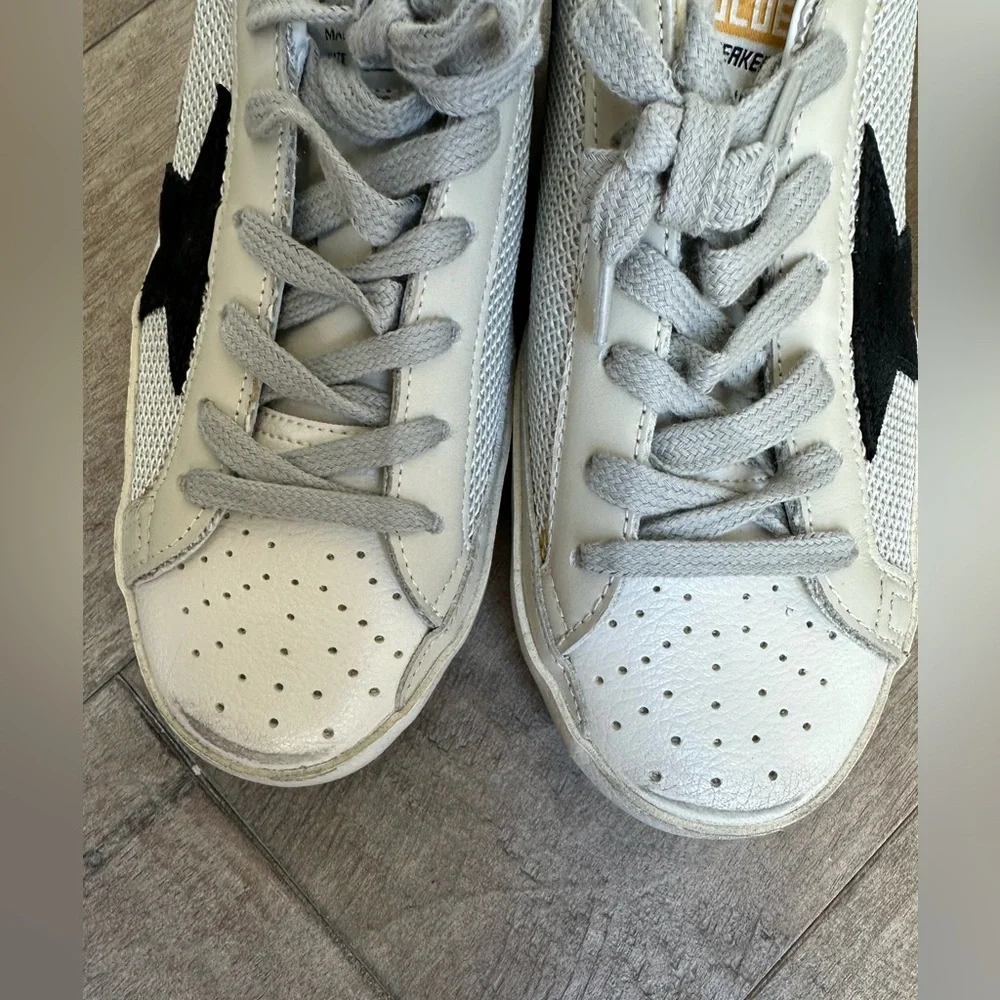 Golden Goose Women's White Leather Star Sneakers